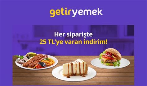 Getir Yemek Ilk Sipariş