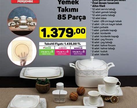 A101 Yemek Takımı