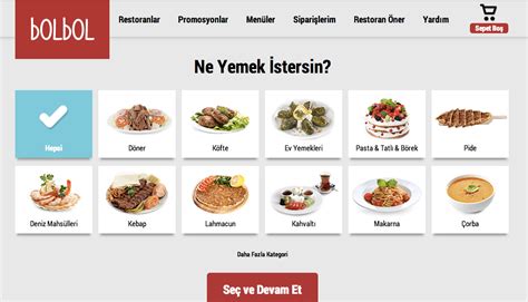 En Yakın Yemek Sipariş