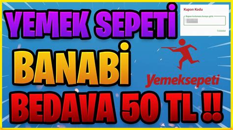 Yemek Sepeti Indirim Kodu 50 Tl