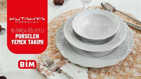 Kütahya Porselen Yemek Takımı Bim