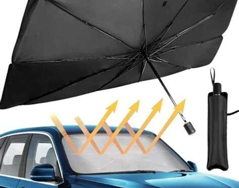 araba on cam güneşlik