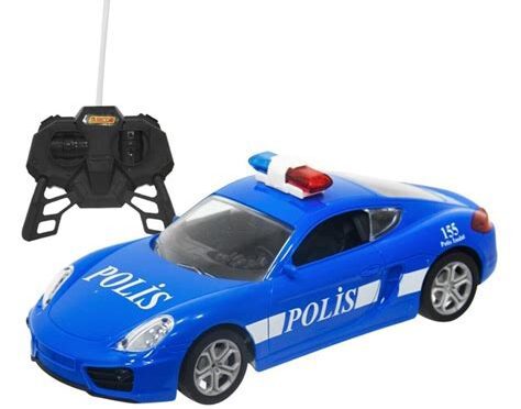 uzaktan kumandalı polis araba