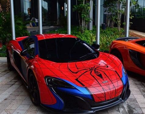 spider man araba