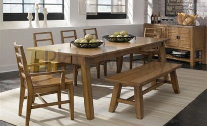 ahşap yemek masası