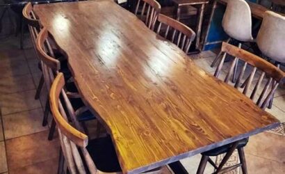 ahşap yemek masası 8 kişilik