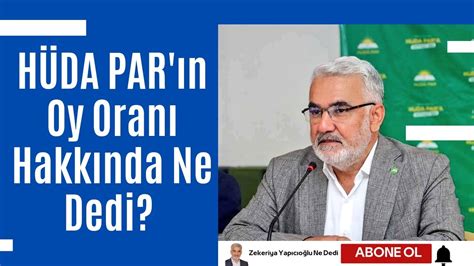 hüda par oy oranı